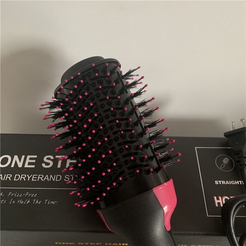 【Kifli】One Step Brush Hairdryer and Styler Sisir Pengering  Pelurus &amp; Curly Rambut Elektrik 3in1