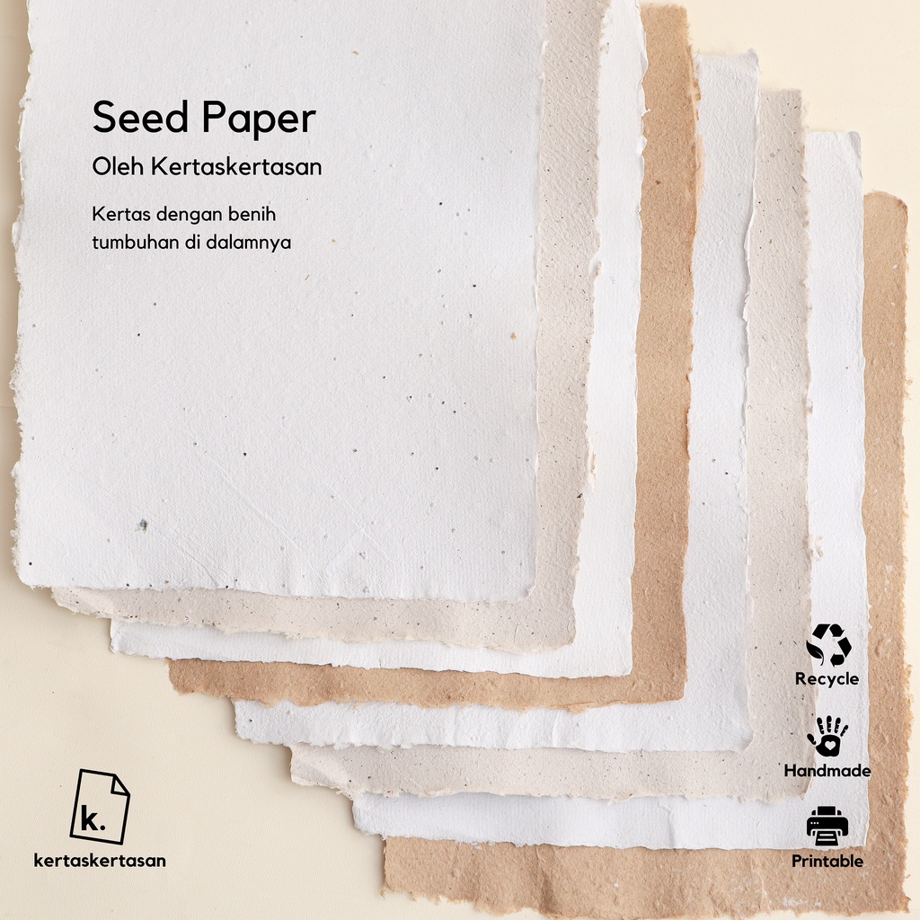 

Kertas Benih / Seed Paper Kertas Daur Ulang