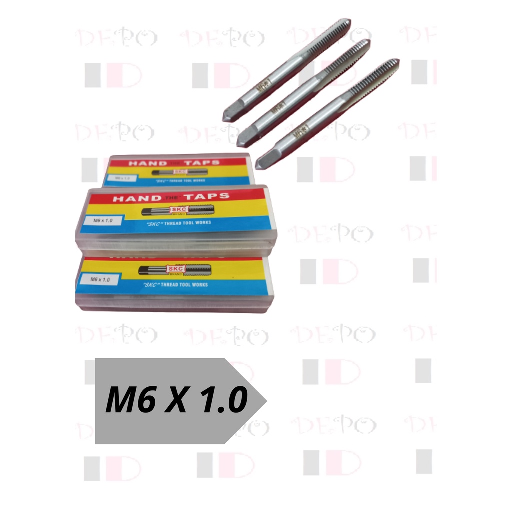 SKC Metrik Hand Tap M6 x 1.0 / M8 x 1.25 / M10 x 1.25