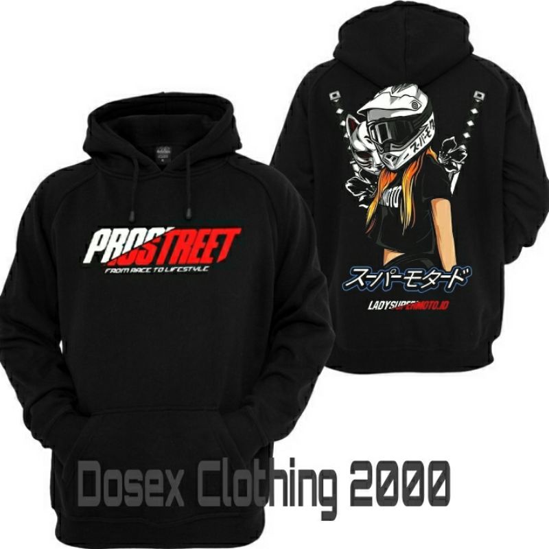 HOODIE PROSTREET LADY SUPERMOTO KREN