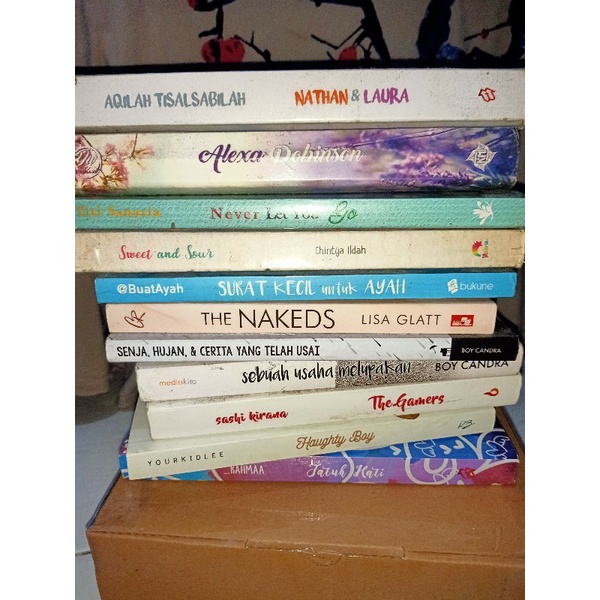 

NOVEL WATTPAD ORIGINAL PRELOVED (BACA DESKRIPSI)