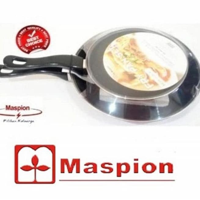 Wajan Anti Lengket / Wajan Frypan Set Warna Hitam / Frypan Maspion Isi 2 Pcs