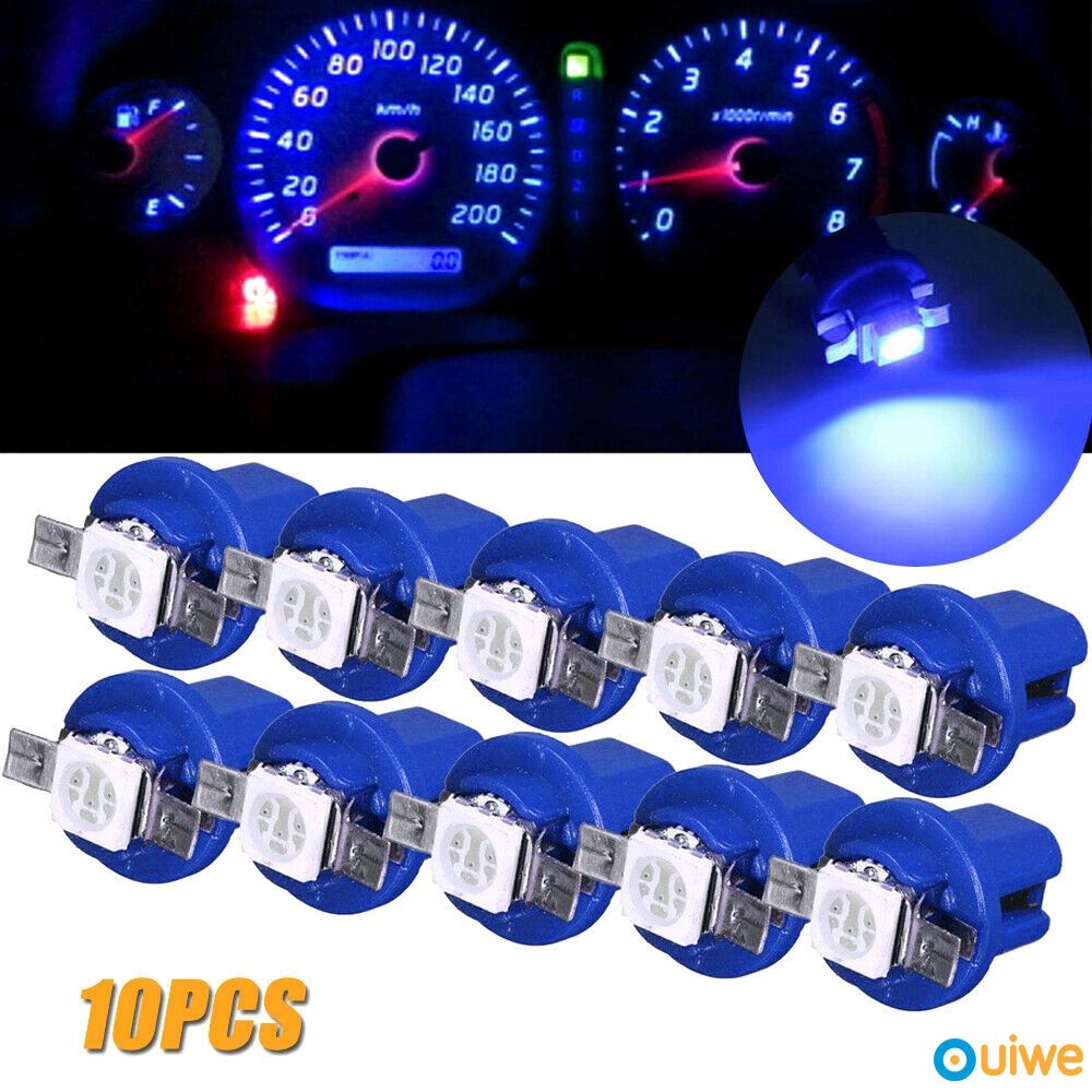 10xt5 B8 5D 5050 1smd Lampu  Led Dashboard Mobil  Warna  Biru  