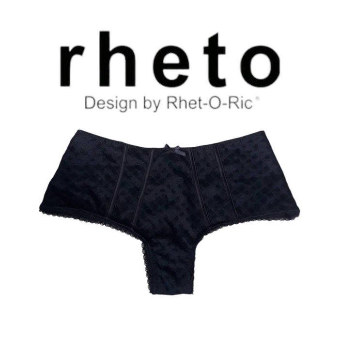 Boxer Rheto Black Mesh Circle