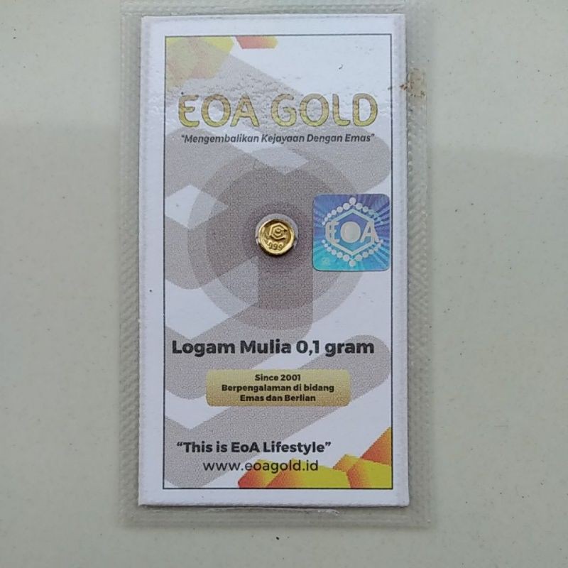 Fine gold mini  logam mulia