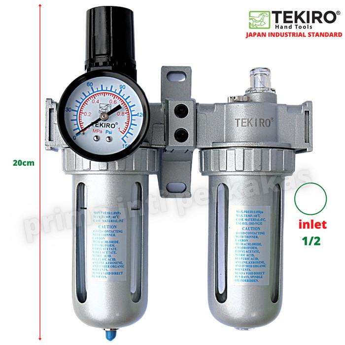 TEKIRO Double Air Filter Regulator - Filter Udara Kompresor Terlaris