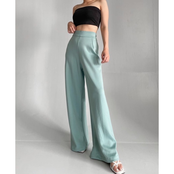 Long Cullote Highwaist Pants