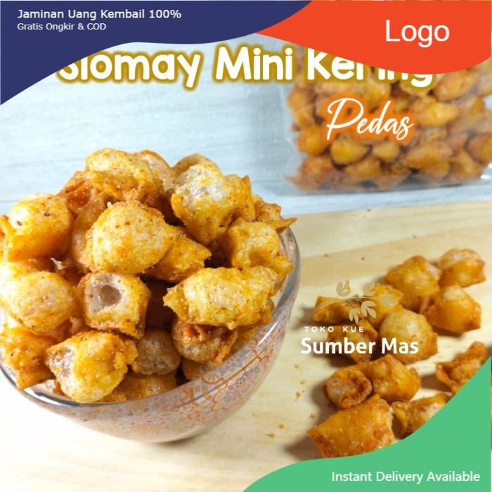 

MAKANAN RINGAN SNACKS SIOMAY KERING/ SIOMAY MINI/BATAGOR MINI - ORIGINAL 150GR