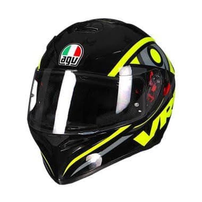 Helm Full Face Agv - Hitam