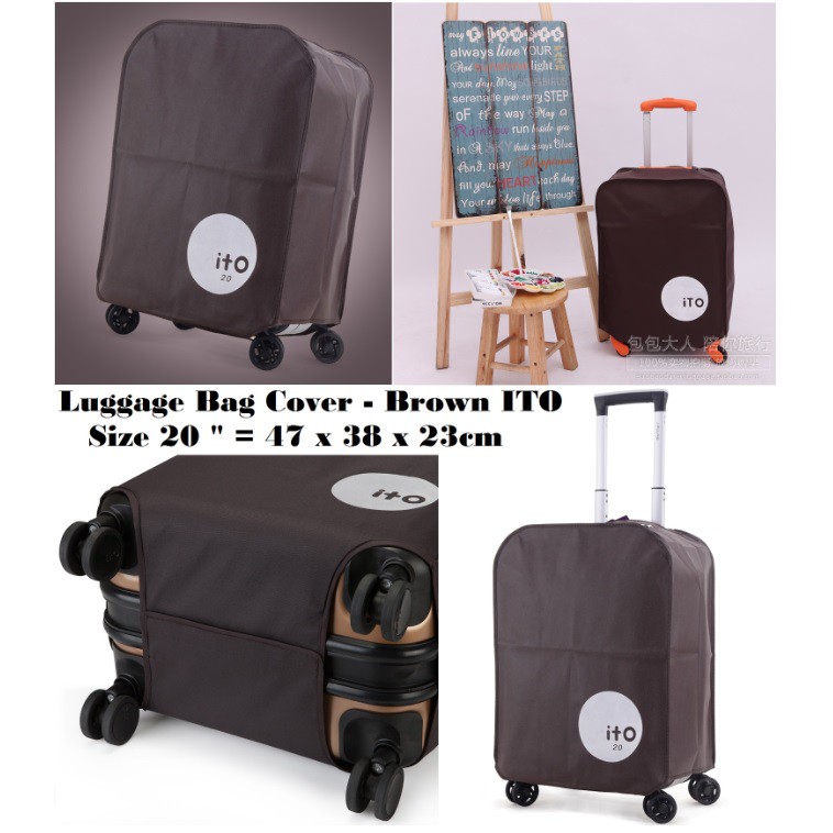 Travelmate Luggage Bag Cover - Cover tutup Pelindung Koper ITO
