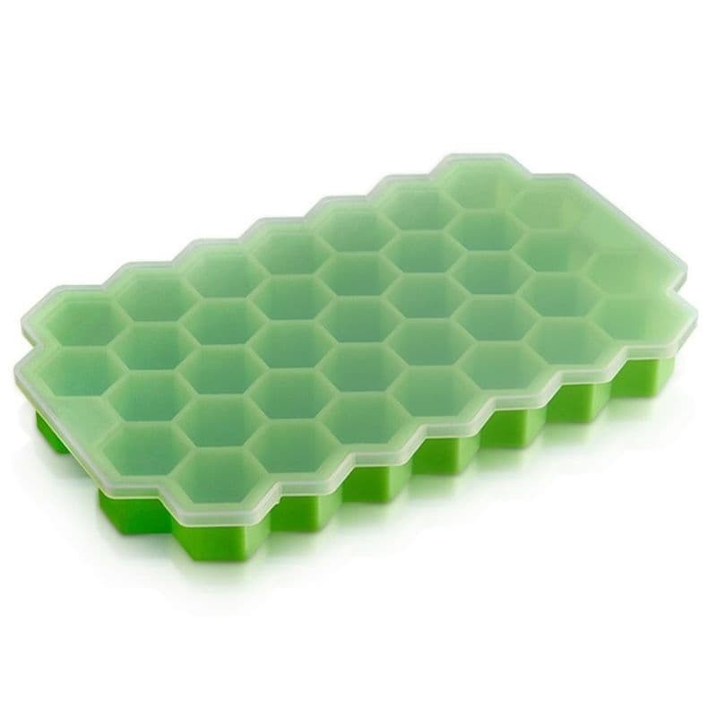 【GOGOMART】Cetakan Es Batu Puding Silikon / Jelly Ice Cube - Honey Mold Tray Dengan Tutup