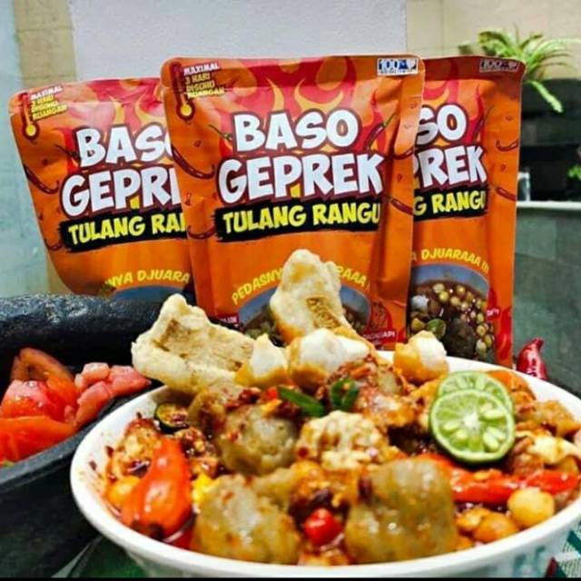 

Bakso geprek Tulang rangu