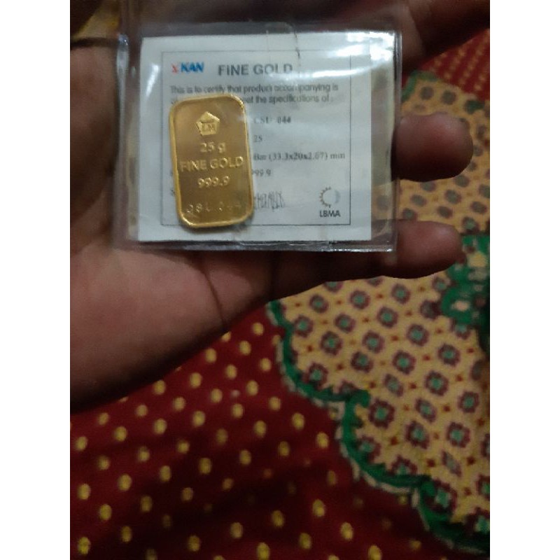 Retro Antam 25 gram, Koleksi Pribadi