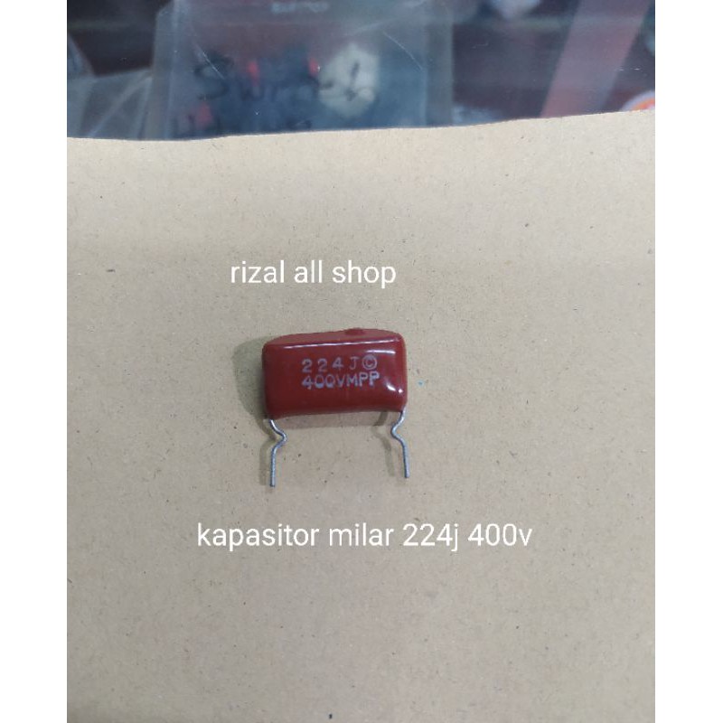 kapasitor milar 224j 400v