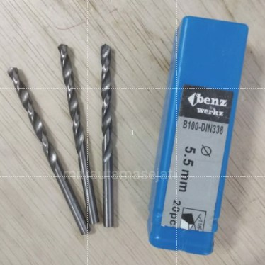 HSS DRILL BIT/MATA BOR BESI 5.5 MM BENZ