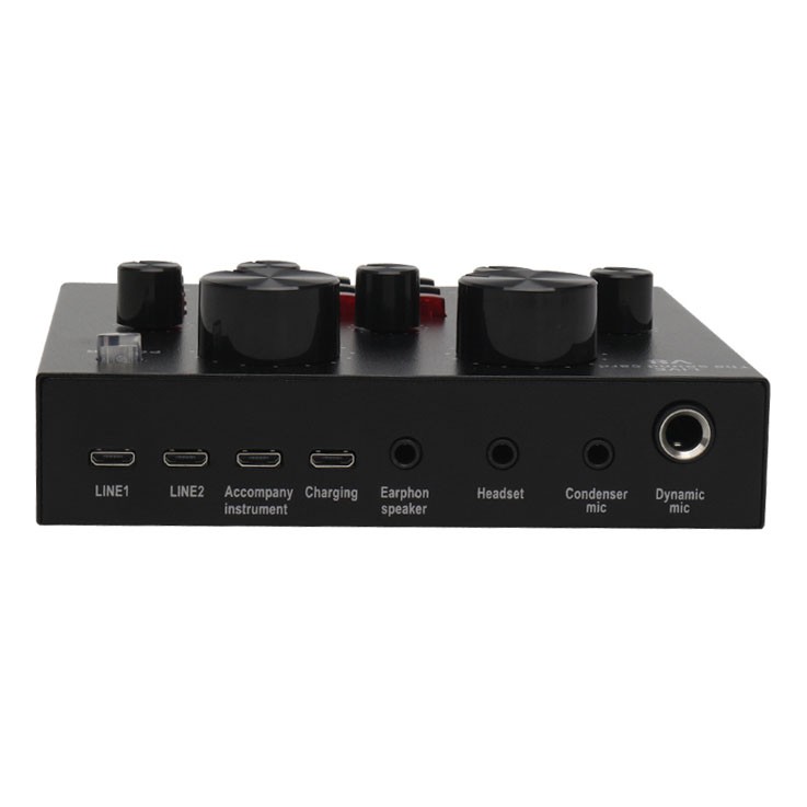 Mixer v8 Audio External Soundcard Live Broadcast