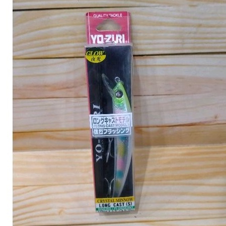 Umpan Pancing Yozuri Crystal Minnow Longcast 110mm