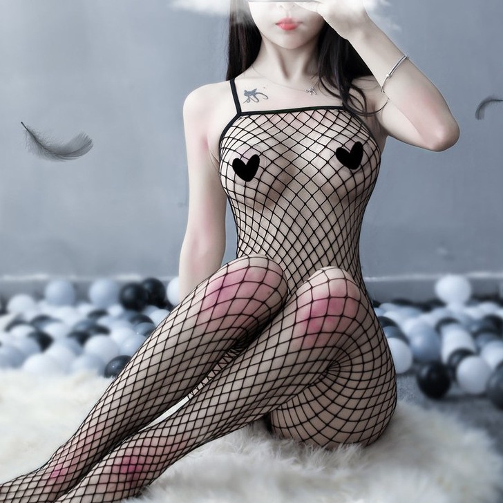 Sexy See Through Lingerie/Lingery Model Jaring Transparant 8801-4