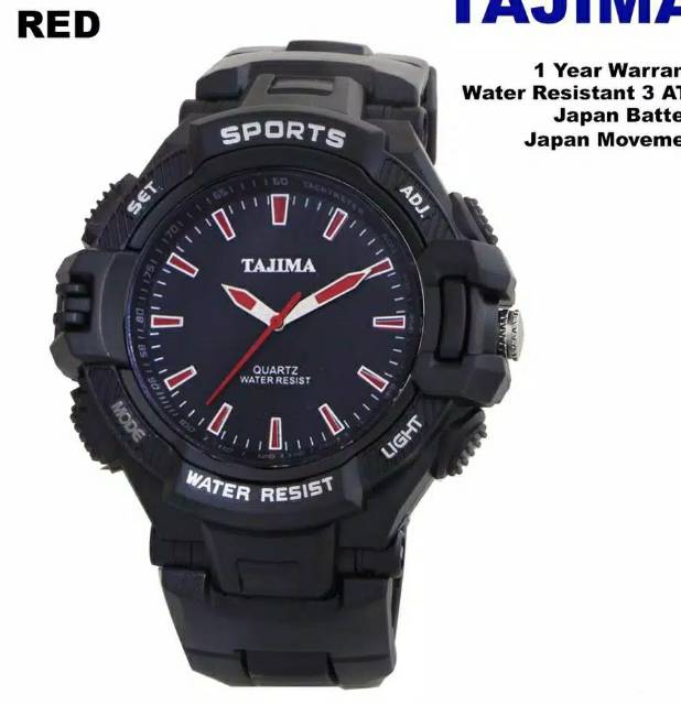 JAM SPORT TAJIMA ANALOG WATER RESISTAN