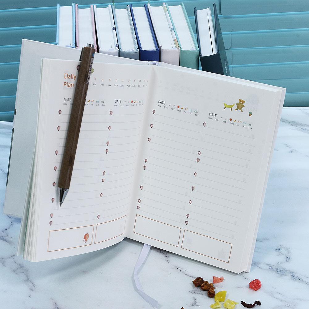 Top Weekly Notebook Stationery Lukisan Jurnal Diary Kosong Notepad