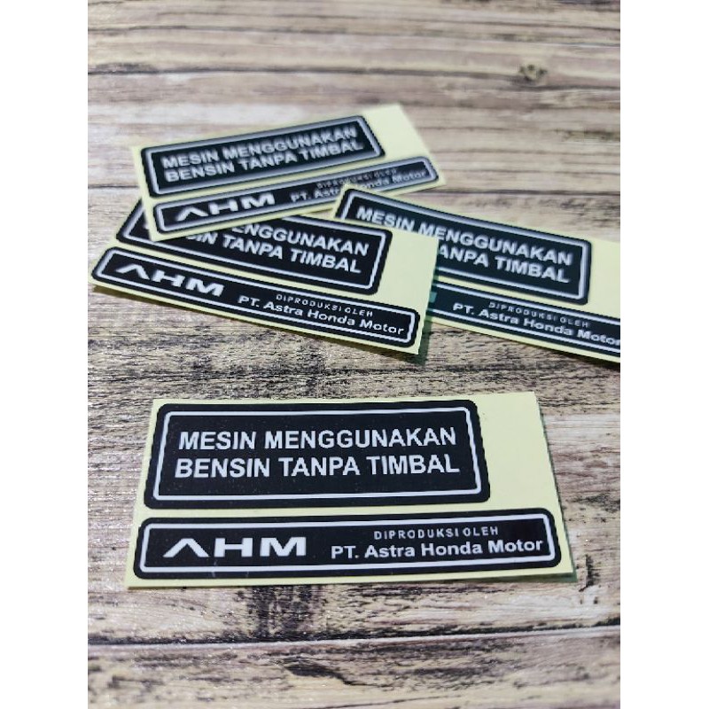 STICKER TANKI BENSIN MOTOR HONDA