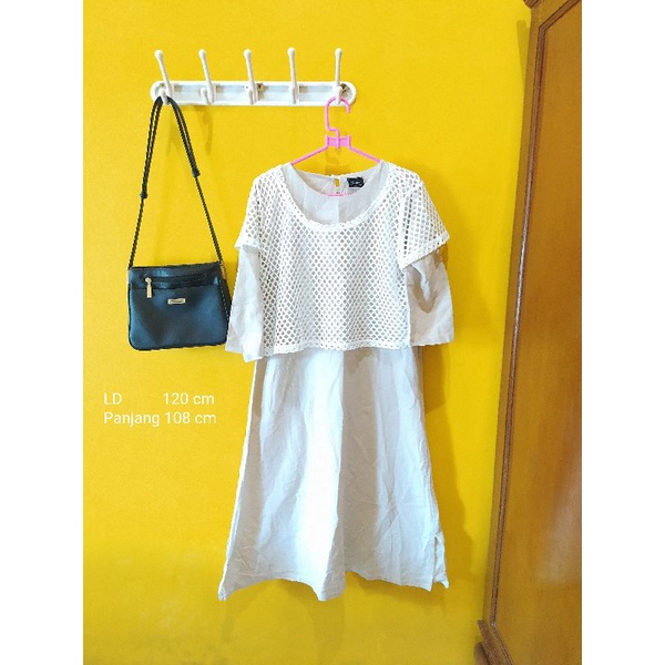 preloved satu set tunik bukan wearing klamby