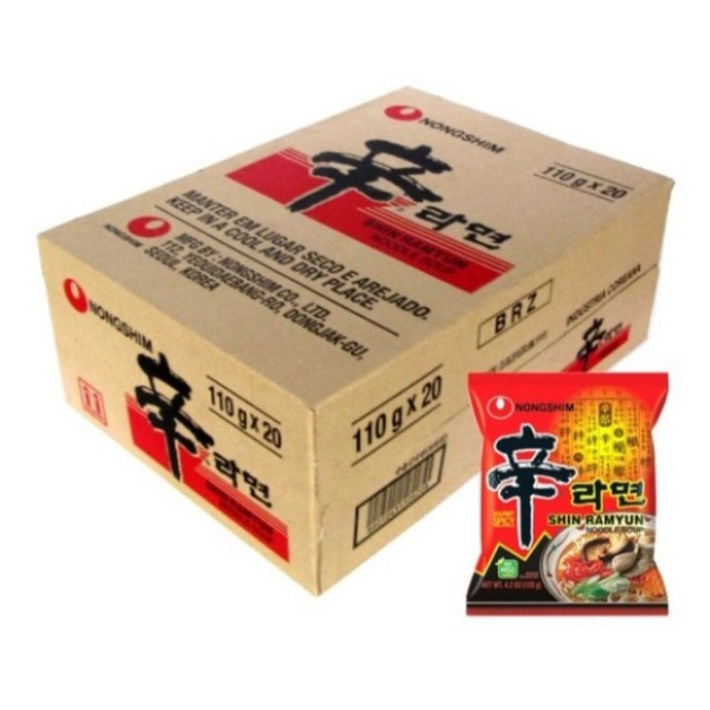 

Mie Nongshim Shin Ramyun 1box 110x 20pck