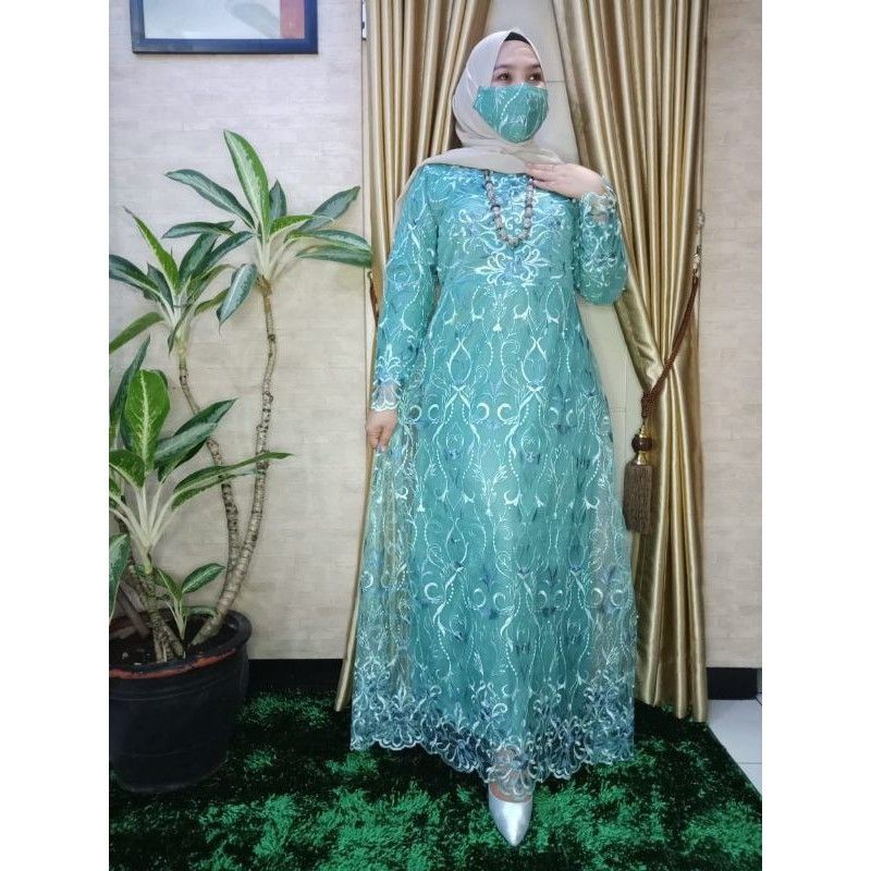 REALPICT GAMIS ULFA/GAMIS PESTA TERBARU/DRESS MEWAH/BY LORAMA