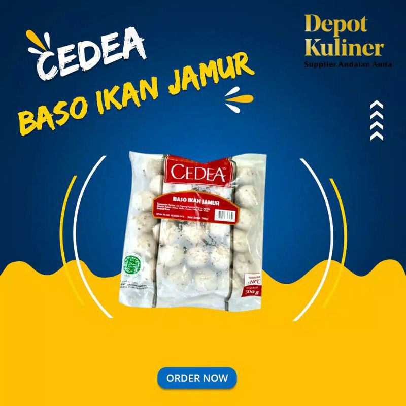 Depot Kuliner Medan Cedea Bakso Ikan Jamur 500GR