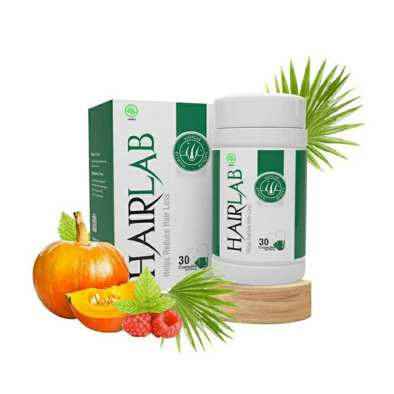 Hairlab Asli Original Obat Penumbuh Rambut Herbal Alami Bpom