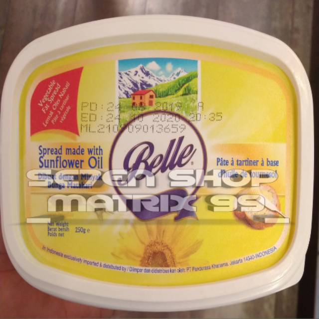 

Belle margarine 250 gr .