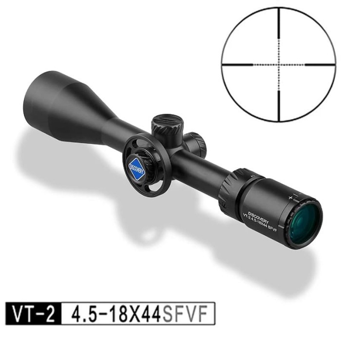 Telescope Teleskop Discovery VT-2 4.5-18X44SFVF Senapan Berburu
