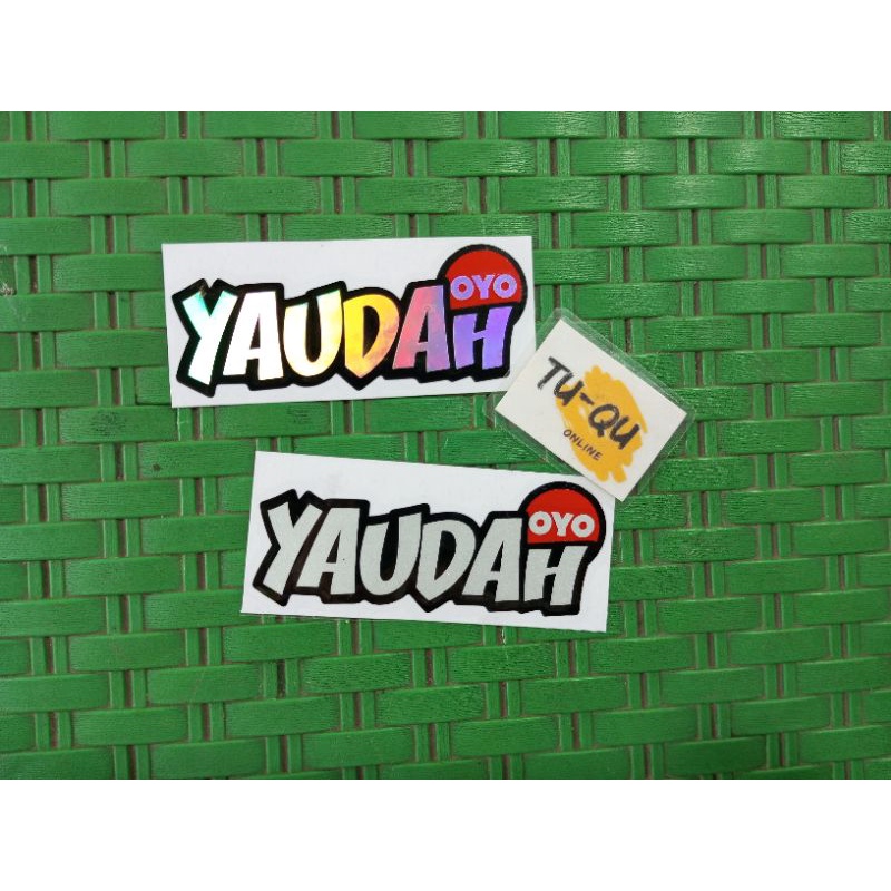Sticker yaudah oyo