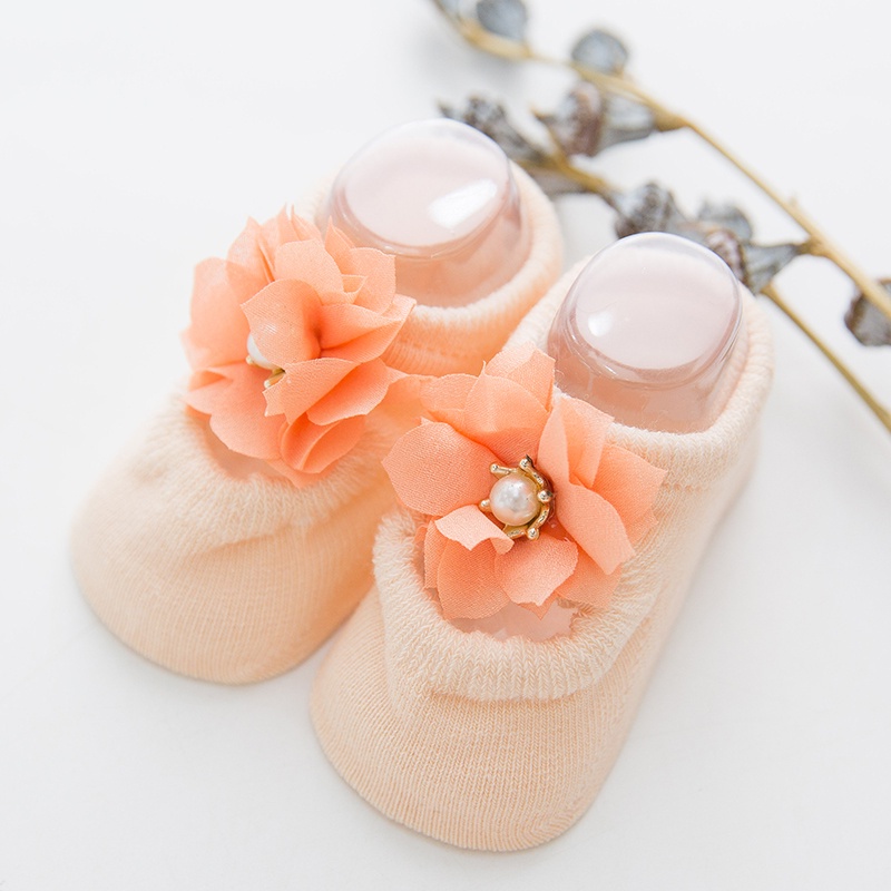 Kaos kaki bayi perempuan kualitas premium motif 3 jenis/Baby Kids Socks(0-3th)/C 239