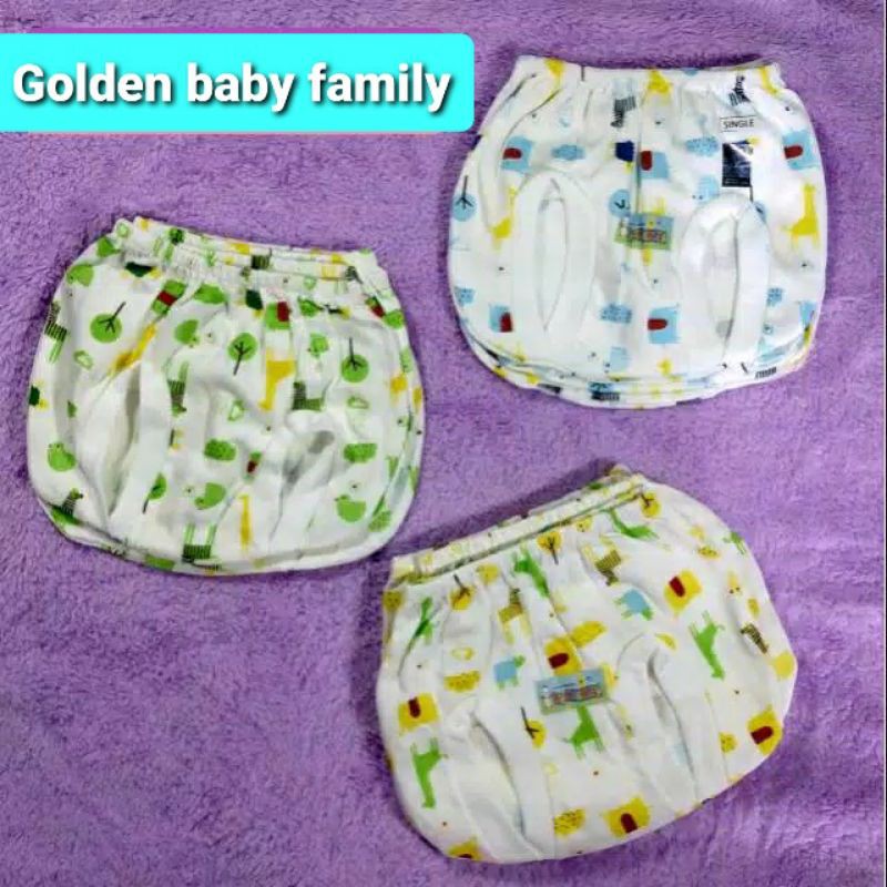 6 Pcs Celana Pop Shankusen Cotton Single Knit / Baby New Born Celana Pop SNI