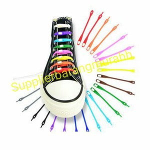 Tali Sepatu SIlikon Silicone Shoelaces V Tie FS0026