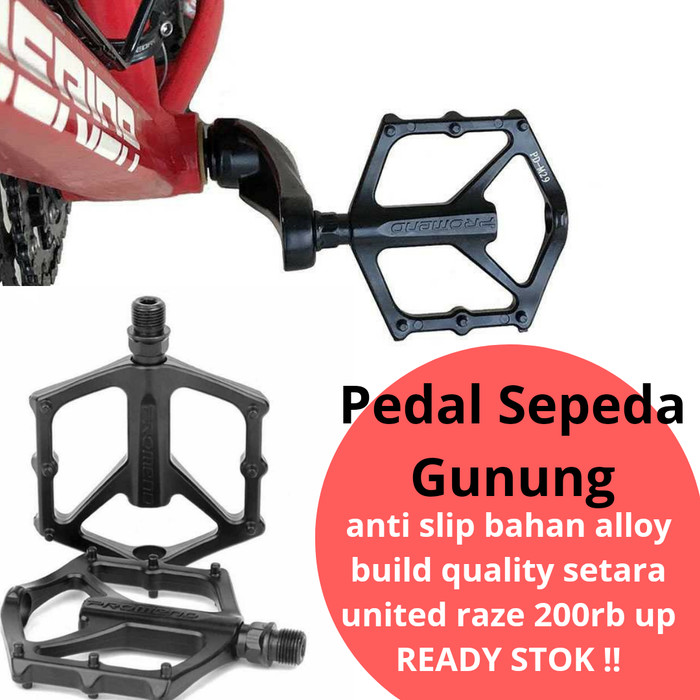 PEDAL SEPEDA GUNUNG MTB ANTI SLIP ALLOY UTK POLYGON UNITED PACIFIC