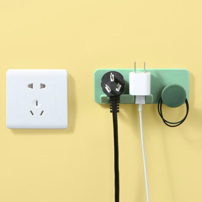 

Klip Kabel Organizer Holder Kabel Colokan Organizer Stop Kotak Tempel