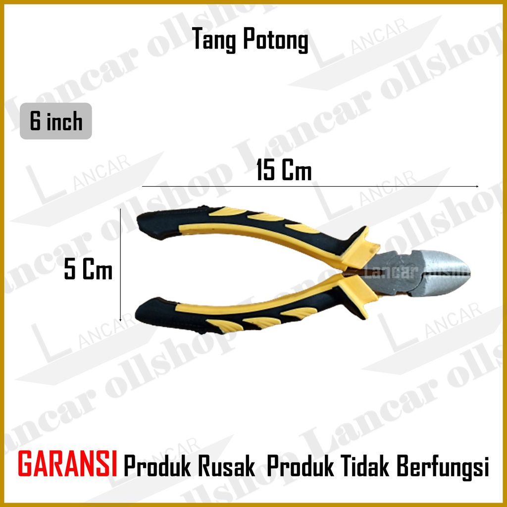 Tang Potong 6 inch | Tang Potong Kawat / Tang Potong Kabel