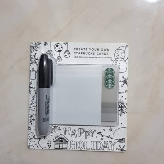 Starbucks card USA DIY limited edition
