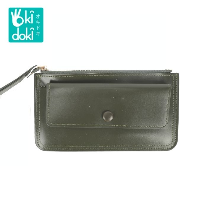 OKIDOKI Wallet Large 19Swe0211 Green - Dompet Pouch