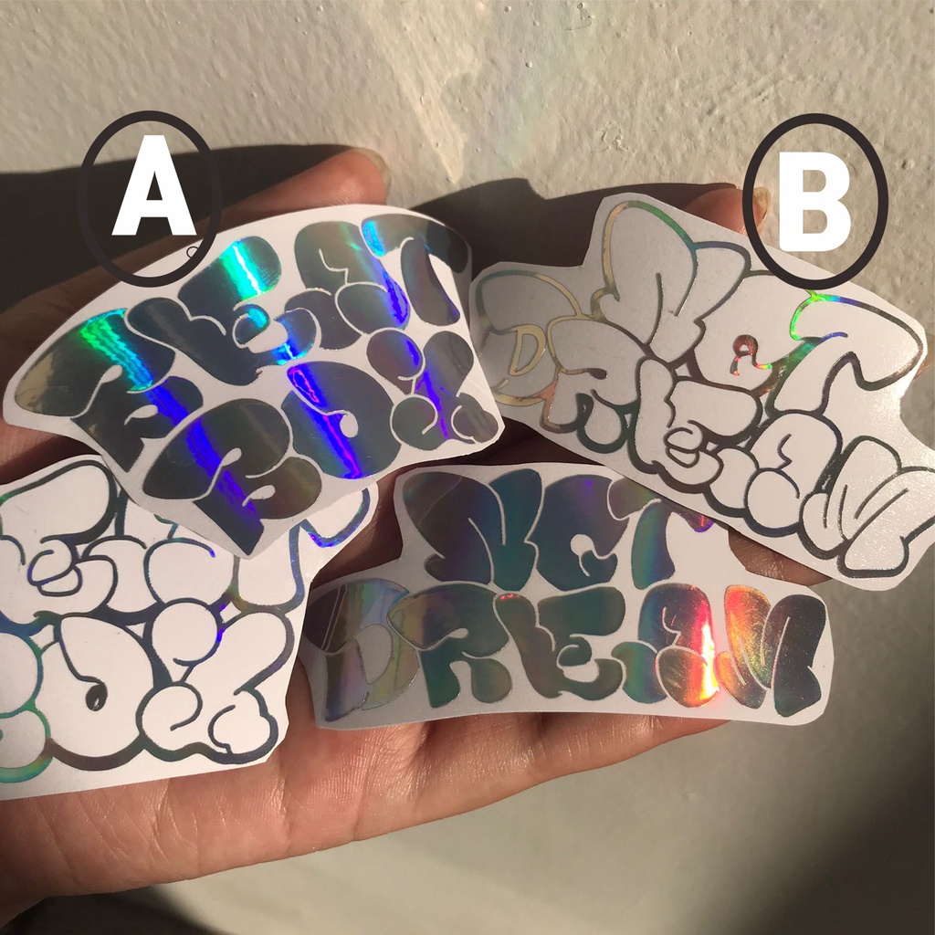 N C T DREAM BEAT BOX HOLOGRAM STICKER