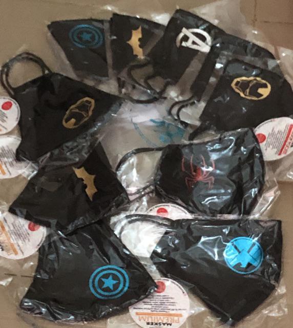 Masker Kain Washable Premium Superhero