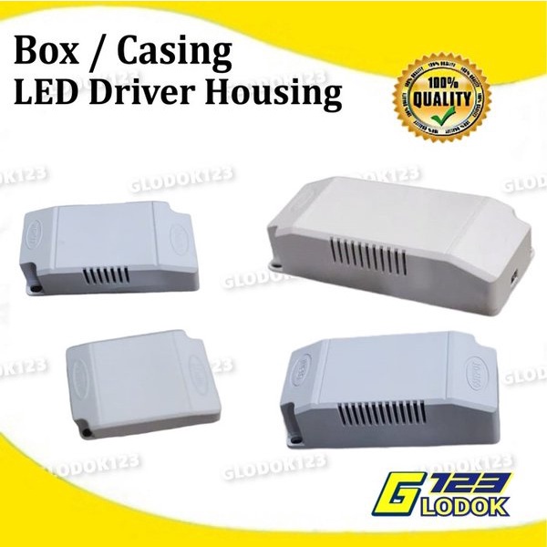 Kotak Box Casing Plastik Housing LED Driver Power Supply Panel Light