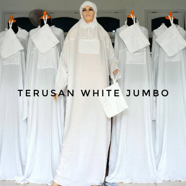 Mukena bali rayon mukena terusan jumbo.