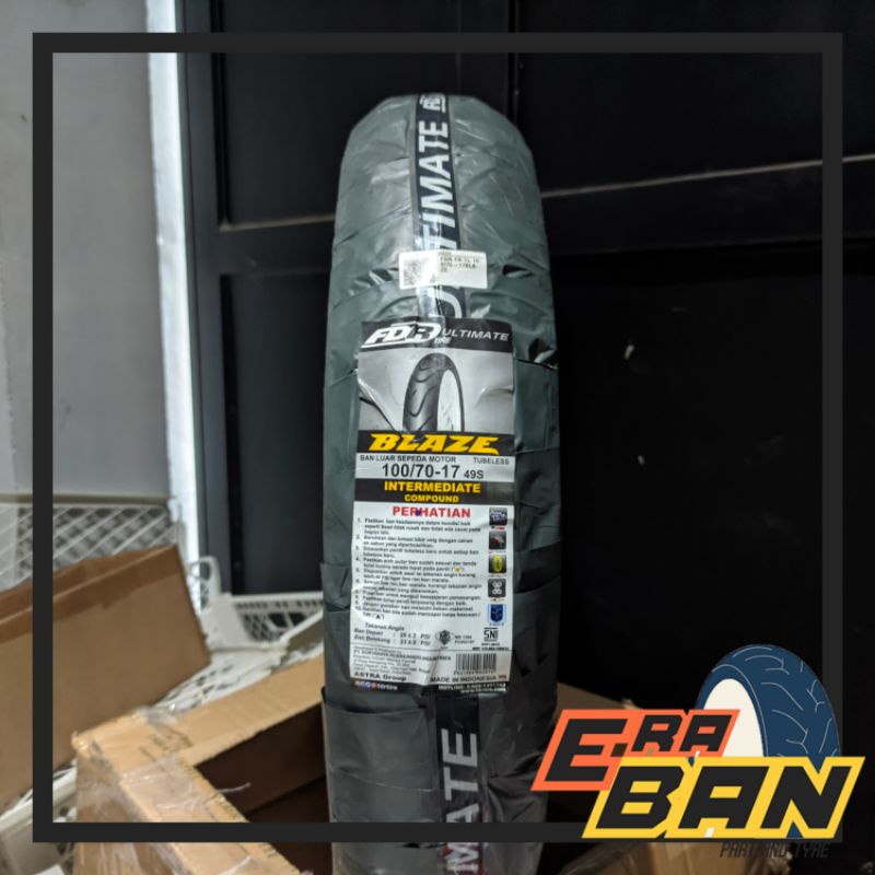 BAN LUAR FDR BLAZE 100 70 RING 17 TUBELESS