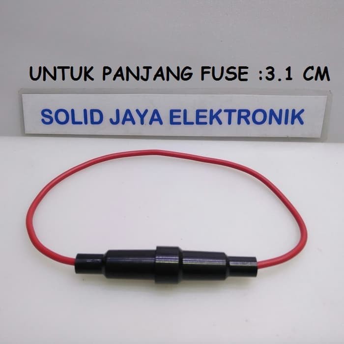 Fuse Holder Kaca Kabel Panjang Rumah Fuse Rumah Sekering Sekring Kaca