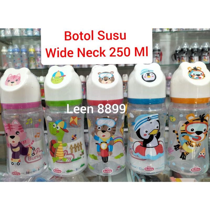 Botol Susu Wide neck Lusty Bunny 250 Ml/125Ml