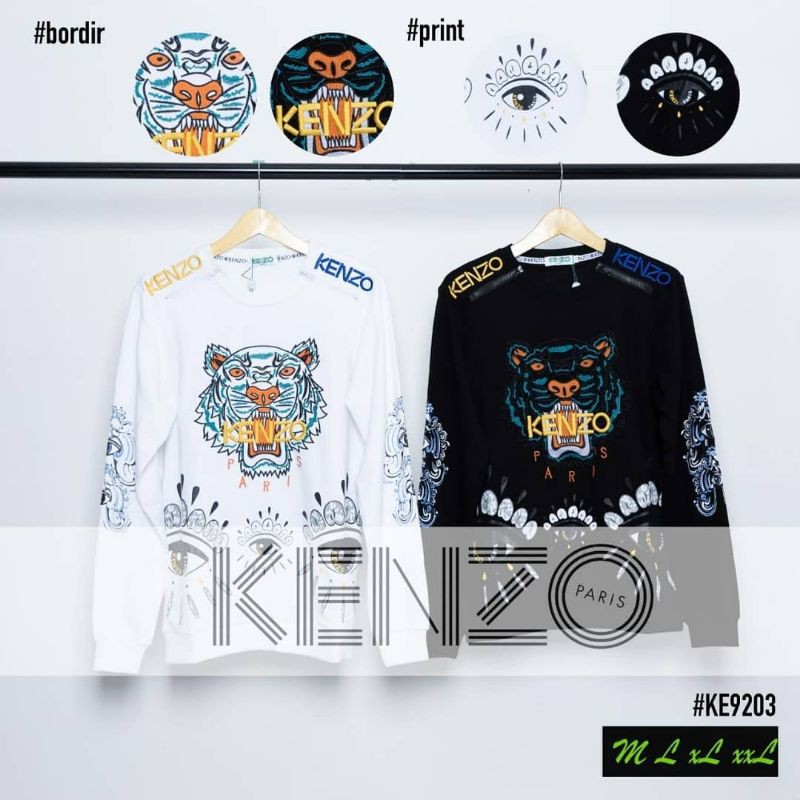 

SWEATER KENZZOO X BLACK X WHITE X NEW X BEST X 21 X