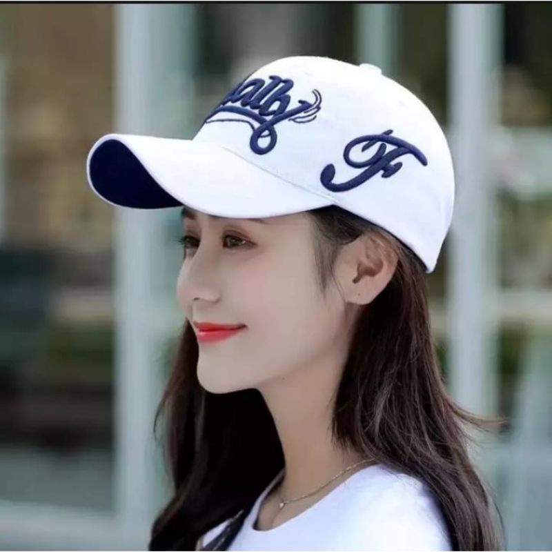 Topi Baseball Pria Wanita Bordir Finally/ Topi Distro Murah Kualitas Premium
